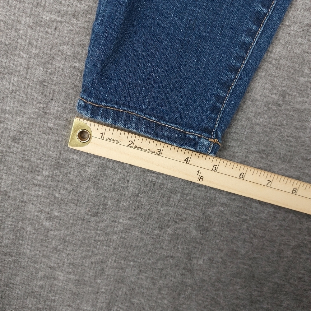 JAG JEANS VALENTINA WOMENS BLUE DENIM SKINNY ELASTIC WAIST PULL ON PANTS 6/28 - Picture 5 of 9